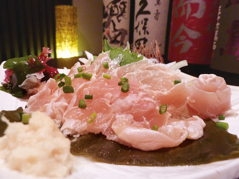 なご鶏_コーチン鶏ささ身の昆布〆/980円